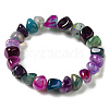 Natural Agate Beads Strands G-H295-B01-03-2