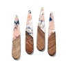 Resin and Walnut Pendants LS-FIND-R051-08C-1