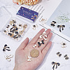 48Pcs 8 Styles Alloy Enamel Charms ENAM-SC0004-31-3