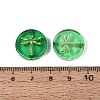 Baking Paint Transparent Glass Beads DGLA-N018-30C-2