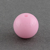 Solid Chunky Bubblegum Acrylic Ball Beads X-SACR-R835-8mm-11-1
