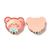 Cute Cartoon Animal Opaque Resin Cabochons RESI-C034-05A-1
