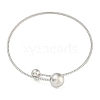 Rack Plating Brass Pave Clear Cubic Zirconia Round Ball Choker Necklaces NJEW-A031-02-01P-1