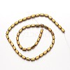 Electroplate Non-magnetic Synthetic Hematite Bead Strands G-F300-40A-03-2