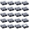20Pcs Transparent Plastic Loose Diamond Storage Boxes with Sponge Inside CON-CL0001-24-1