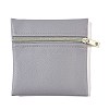 Imitation Leather Jewelry Storage Zipper Bags ABAG-G016-01B-2