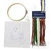 DIY Mushroom Pattern Embroidery Starter Kits DIY-L068-01E-2
