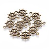 Tibetan Style Alloy Pendants TIBEP-A24561-AB-FF-2