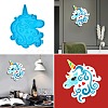 DIY Unicorn Wall Decoration Silicone Molds SIMO-H010-11-1