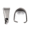 Tarnish Resistant 304 Stainless Steel Snap on Bails LS-STAS-R048-9x7mm-2