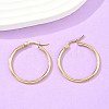 Ion Plating(IP) 304 Stainless Steel Hoop Earrings X-EJEW-N0016-11G-D-4