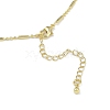 Rack Plating Brass Column & Round Link Chain Necklaces for Women NJEW-K382-03G-2