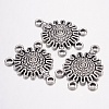 Tibetan Style Alloy Chandelier Components Links X-LF0145Y-1