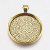 Alloy Pendant Cabochon Settings LS-PALLOY-A13349-AG-NR-1