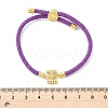 Adjustable Nylon Cord Bracelets BJEW-C096-01G-09-5