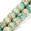 Synthetic Turquoise Beads Strands TURQ-F019-03C-2
