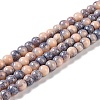 Baking Paint Glass Bead Strands X-GLAA-H031-01B-11-1