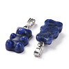 Natural Sodalite Pendants G-G854-01P-03-3