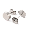 304 Stainless Steel Stud Earrings STAS-B070-08P-2
