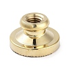 Texture Theme Roung Brass Stamp Head AJEW-M036-06J-G-3