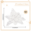 MAYJOYDIY US 1Pc 3D Flower Lace Appliques DIY-MA0005-03A-2