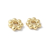 Flower Brass Spacer Beads KK-F892-55G-1