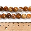 Natural Wood Lace Stone Beads Strands G-B128-A04-04-3