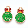 Alloy Enamel Pendants ENAM-N056-441-1