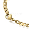 304 Stainless Steel Chain Necklaces NJEW-S003-05G-4