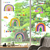 8 Sheets 8 Styles PVC Waterproof Wall Stickers DIY-WH0345-209-5