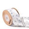 Polyester Lock Edge Printed Flower Ribbon PW-WG70ADC-04-1