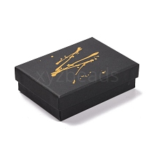 Hot Stamping Cardboard Jewelry Packaging Boxes CON-B007-01E