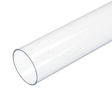 Round Transparent Acrylic Tube AJEW-WH0324-76D