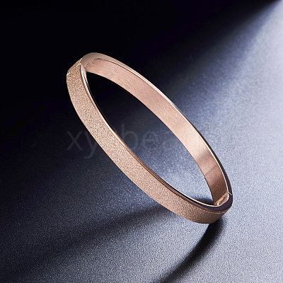 Simple Elegant Stainless Steel Bangle JB264A-1