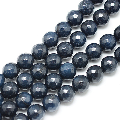 Natural White Jade Bead Strands X-G-R346-8mm-21-1