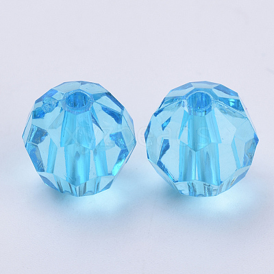 Transparent Acrylic Beads LS-TACR-Q257-10mm-V40-1