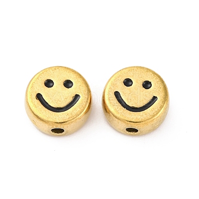 304 Stainless Steel Enamel Beads STAS-B085-08G-04-1