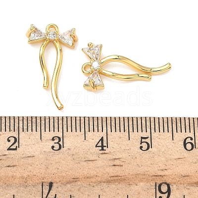 Brass Micro Pave Cubic Zirconia Pendants KK-A281-10G-02-1