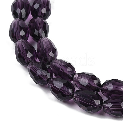 Transparent Glass Beads Strands EGLA-N013-T6mm-D06-1