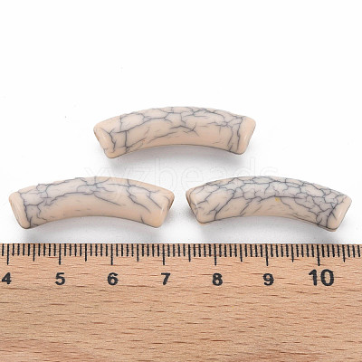 Opaque Crackle Acrylic Beads MACR-S372-002N-006-1