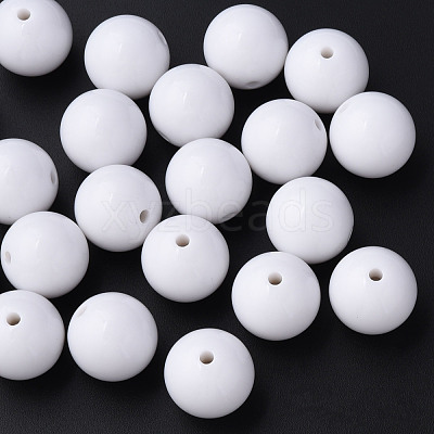Opaque Acrylic Beads MACR-S370-C20mm-01-1