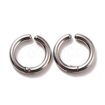 201 Stainless Steel Clip-on Earrings EJEW-Z014-01D-P01-1