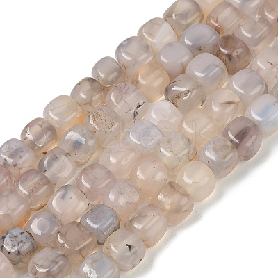 Natural Dragon Veins Agate Beads Strands G-G177-E15-01-1