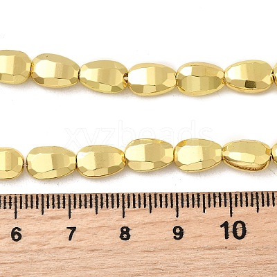 Electroplate Glass Beads Strands EGLA-F166-12-1