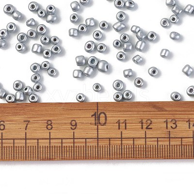 Baking Paint 6/0 Glass Seed Beads X-SEED-S003-K29-1