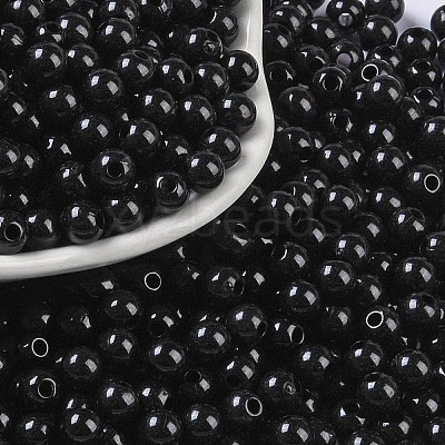Opaque Acrylic Beads SACR-A007-01C-16-1
