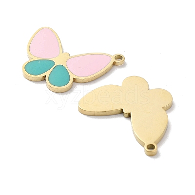 Ion Plating(IP) 304 Stainless Steel Pendants STAS-P339-13G-01-1