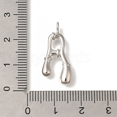 Rack Plating Brass Pendants KK-I722-08P-A-1