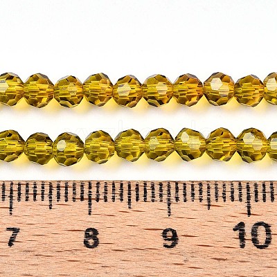 Baking Paint Transparent Glass Beads X1-DGLA-A035-T4mm-A05-1