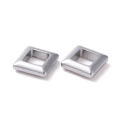 PVD Vacuum Plating Non-magnetic Synthetic Hematite Linking Rings G-G856-08-1